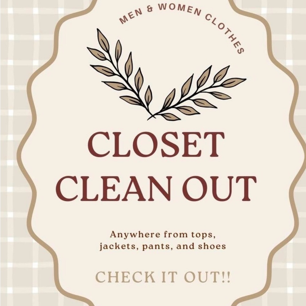 Closet Clean Out Poster
